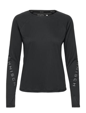 Active Logo Long Sleeve T-shirts & Tops Long-sleeved Svart Röhnisch