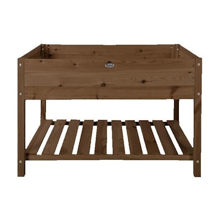 Plejehavekasse i træ - 78,8 x 118,8 x 78 cm - Brun