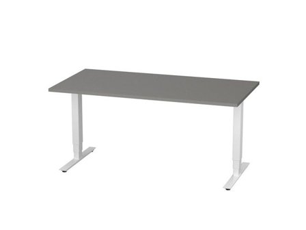 deNord Design Bord höj/sänk Pro 1600x800 grå/vit - Lyreco - Kontorsmöbler och inredning > Bord och hurtsar > Skrivbord - Höj/sänkbar