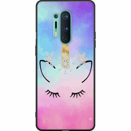 Oneplus 8 Pro Svart Skal Unicorn Enhörning