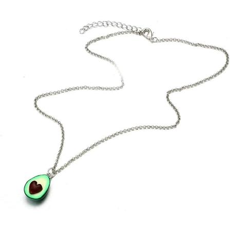 Cartoon tredimensionell avokado halsband A