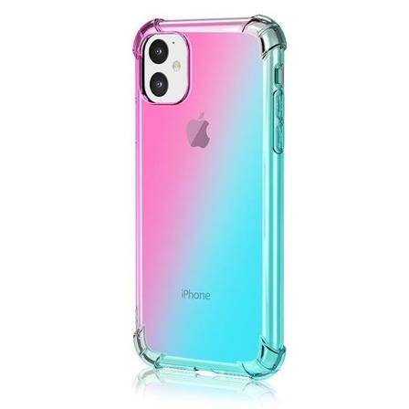 Gradient Mobilskal Till Iphone 12/12 Pro, Rosa/blå Rosa/blå