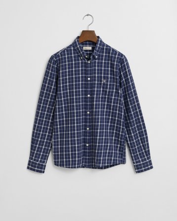 GANT Teenager Flanellhemd mit Karomuster (176) Blau
