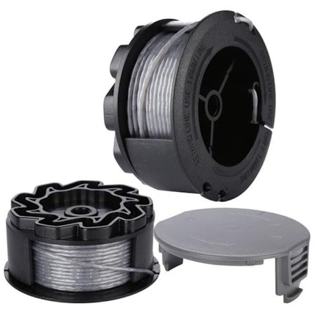 Trådspole til BOSCH UniversalGrassCut Trimmer 18 18-26 18-260 F016800570 med dæksel (2 stk.).