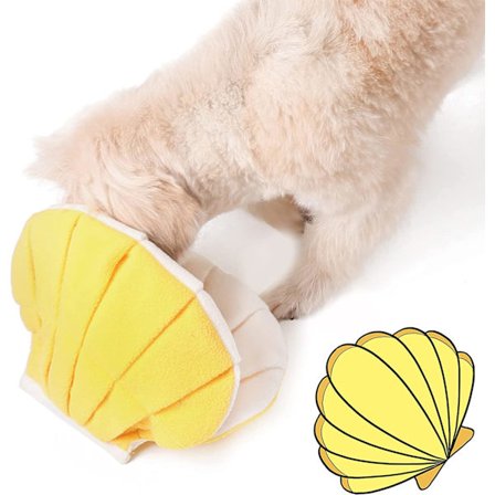 Hund Snuffle Mat Plysch Pad, Hund Tugga Sniffing Squeaky Toy,