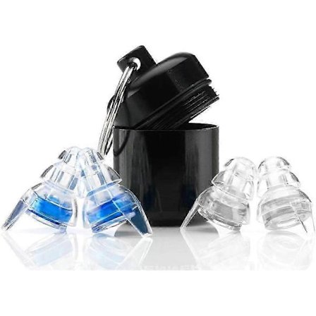 SCHALLWERK Strong+ Hörselskydd Öronproppar Med Extra Starkt Skydd Dämpar Ljud & Bibehåller Ljudkvalitet Idealisk För Musik, Festivaler, Arbete, 