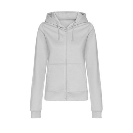 Awdis Womens/Ladies College Heather Full Zip Hoodie L Heather G