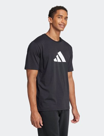 adidas Sportswear M Fi 3Bar Tee - Black - M