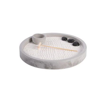 Rund zenträdgård 24 cm