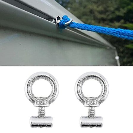 2 stk/sett Markise Skinne Stopper Bobil Caravan Løfteøye Mutter Skrue