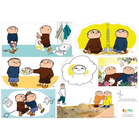 Flanosats Vem räddar Alfons Åberg? - Lyreco - Skola och förskola - Lekmaterial - Flanellograf