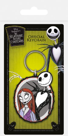 Portachiavi Gomma Nighthmare Before Christmas Jack & Sally