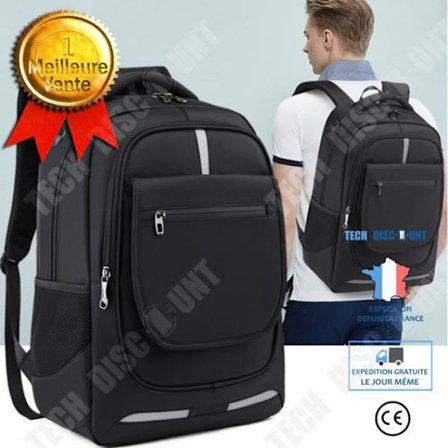 Ryggsäck - TD - Dator 17 Tum - USB-laddningsport - Vattentålig - Syntetisk