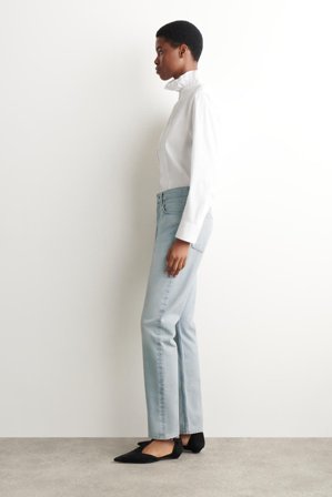 COS Femme Jean Pipeline Slim in Bleu