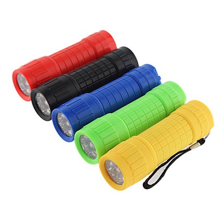 Professionell Mini Ficklampsset för Utomhusbruk, Superstark 100 Lumen LED Slumpmässig Färg_Kvalitetsgåvor