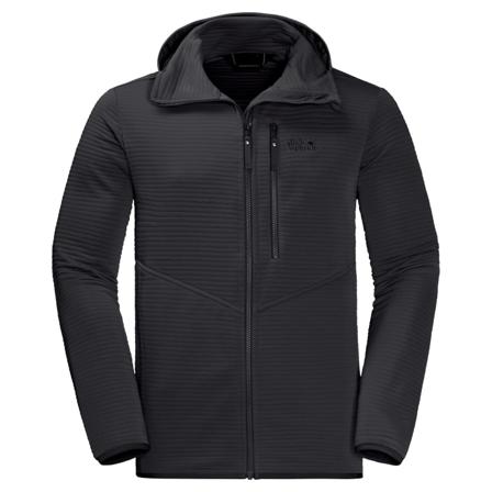Jack Wolfskin Men's Modesto Hooded Jacket Men Mid layer tops Black XL