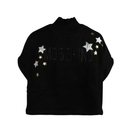 Moschino, Turtlenecks Czarny, Kobieta, Rozmiar: S