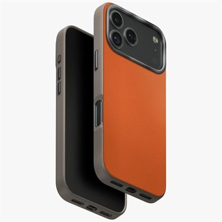 Uniq Lyden DS kotelo iPhone 17 Pro Magclick lataus - oranssi-harmaa