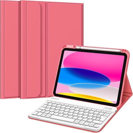 Tangentbord för iPad (A16) 11:e generationen 11 tum 2025, iPad 10:e generationen 10,9 tum 2022 - Trådlöst Bluetooth QWERTY-tangentbord