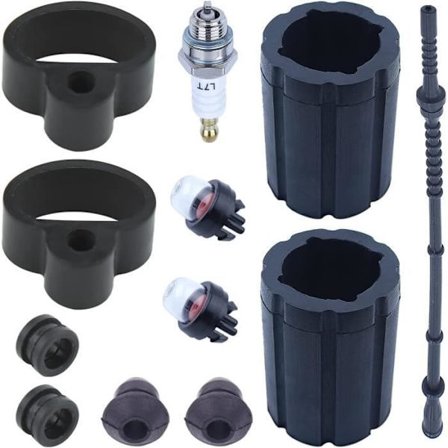 Mainfold inntaksringbuffersett kompatibel med STIHL FS120 FS140 FS250 FS300 FS350 kopperstatningsdeler med Tuy