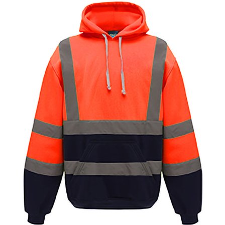 Yoko Hi Vis Reflex Hoodie XL Hi Vis Orange/Admi