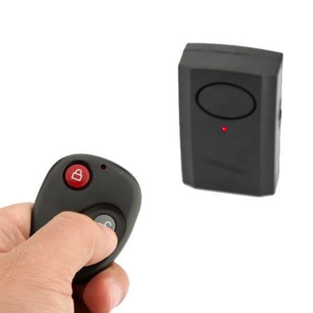 120dB Kaukosäätimellä Varustettu Langaton Värinä Hälytin Koti Turvallisuus Moottoripyörä Auto Ovi Ikkuna Varkaudenesto Hälytin