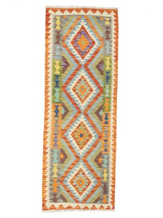 Handgeweven Kelim Afghan Old Style Vloerkleed 71X195