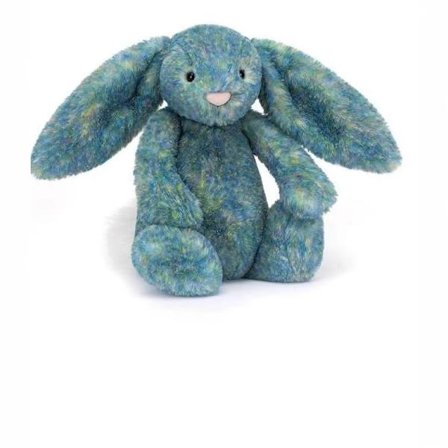 Jellycat Amuseable Leksaker Plysch Grön Kanin Gosedjur med Fluffiga Mjuka Öron (Grön Kanin, 31 cm)