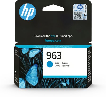 HP 963 - cyan - original - blekkpatron
