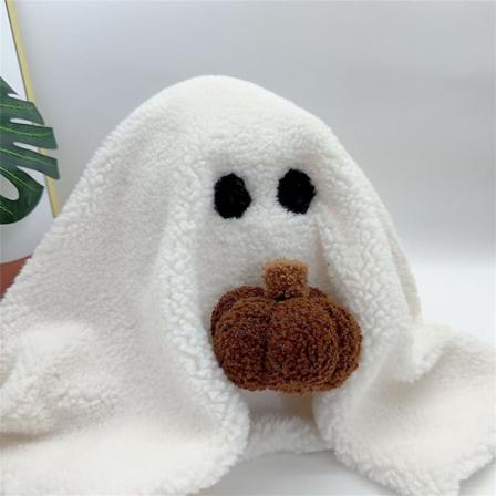 Gus The Ghost Med Pumpa Kudde Halloween Söta Spöke Plyschleksaker Kreativa Gåvor