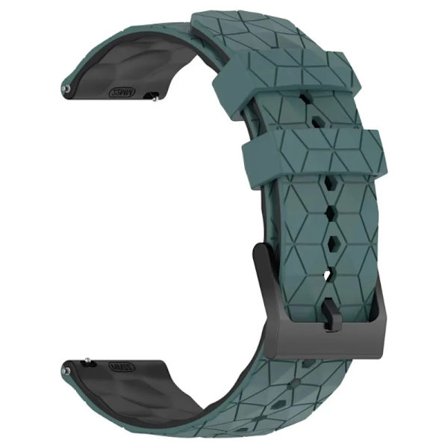 22mm 20mm Silikonarmband för Garmin Forerunner 55 165 265 965 255 Fotbollsmönster Armband Garmin Active 5/Vivoactive 5 correa