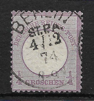 Tyske Rige 1872 - AFA 16 - Stemplet