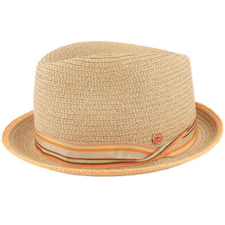 Mayser - Samu Paperbraid Brown-gem Straw Hat Straw Beige Hat - @ Hatstore