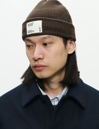 WOOD WOOD Wwmilo Beanie 25195 - Brown - ONE SIZE