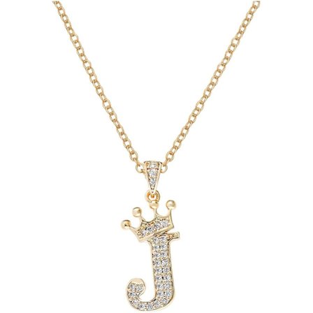 Halskjede med 26 bokstaver anheng for kvinner, nedsatt halskjede for kvinner A Z 26 alfabet hals