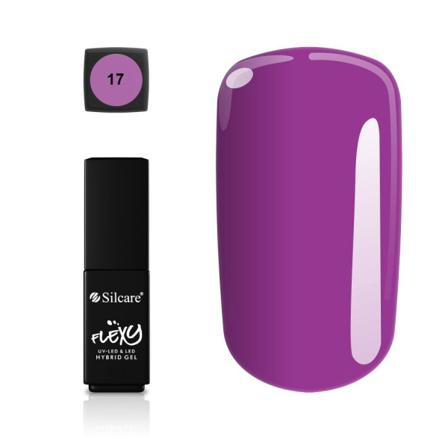 Silcare - Flexy - Hybrid Gel - Color: 17 - 4,5 Gram Lila