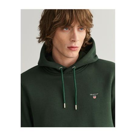 Gant Hoodie Grøn, Herre, Størrelse: M