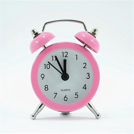 Väckarklocka i metall, mini