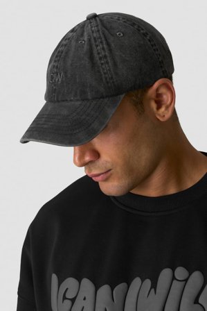 ICANIWILL - Washed Retro Cap Stonewashed Black ICIW