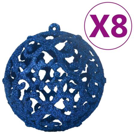 Vidaxl Julgranskulor 100 St Blå Blå