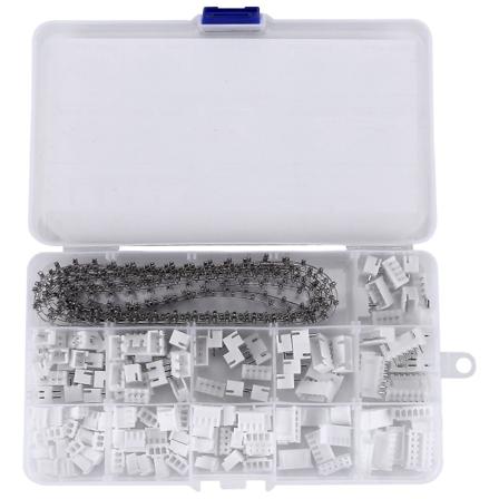 460 st JST-XH-kontaktkit med 2,54 mm honhuvud och 2/3/4/5/6-stiftshuskontakt