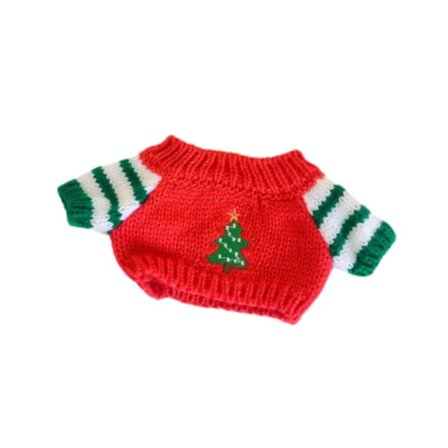 Dukketøj Kostume Tilbehør Letvægts Blød Vedhæng Dukketøj hvid