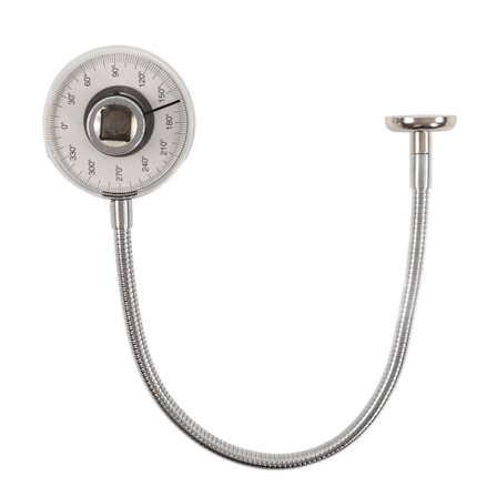 Momentnøgle i rustfrit stål med torsionsvinkelmåler, professionelt bilmåleværktøj