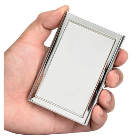 2 Pack Stilren Exklusiv Stål Korthållare / Plånbok - RFID Säker