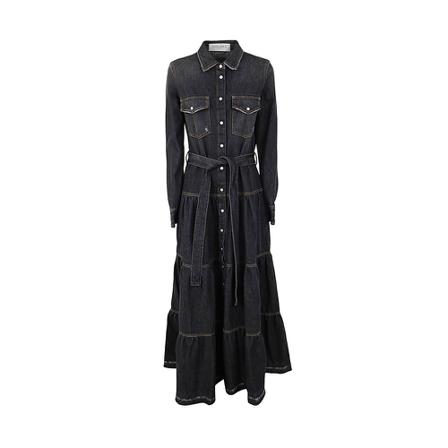Golden Goose, Maxi Dresses Zwart, Dames, Maat:XS