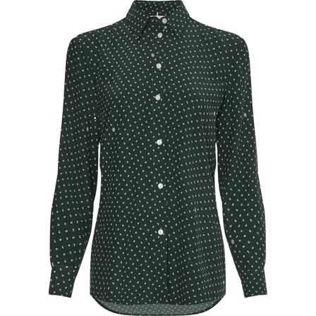 Tommy Hilfiger, Shirt Dresses Groen, Dames, Maat:L