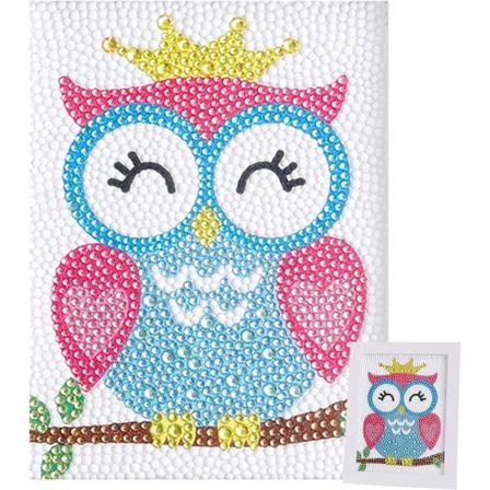5D Børns Diamantmaleri Korssting Håndværkssæt, DIY Børns Diamantkunst Maleri Broderi Cr
