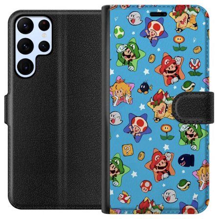 Kompatibelt Plånboksfodral till Samsung Samsung Galaxy S24 Ultra Nintendo Mario Mönster Switch Spel