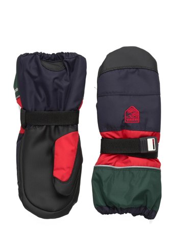 Hestra Kids' Czone - Mitt Dark Navy/Light Red - Blue - 4-5Y