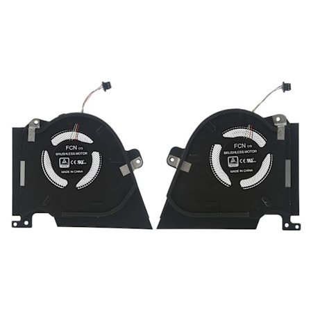 CPU GPU Fläkt Laptop Kylfläkt för DC 12V 1A 4-pin 4-trådar Notebook Kylfläns för ROG Zephyrus för Duo 15 GX550 Laptop